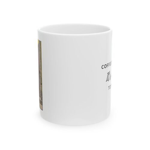 Justice Tarot Card Coffee Mug - 11oz Tarot Coffee Cup for Tarot Lovers and Readers - Image 3