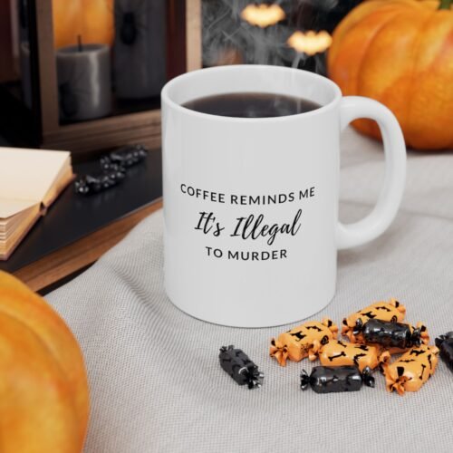 Justice Tarot Card Coffee Mug - 11oz Tarot Coffee Cup for Tarot Lovers and Readers - Image 6