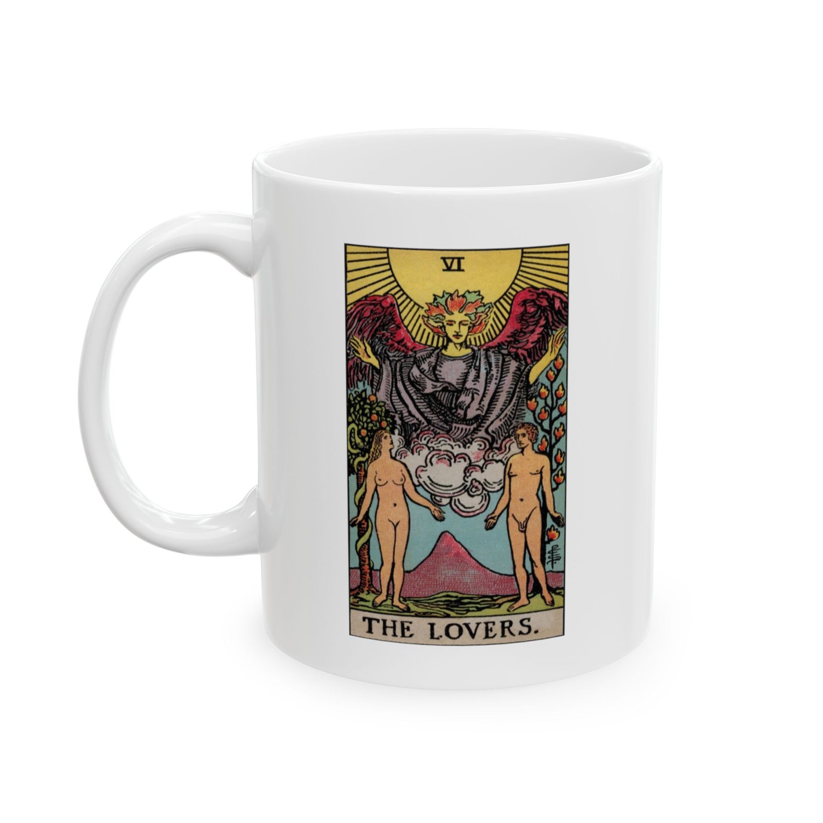 11oz Lovers Tarot Card Coffee Mug - Unique Tarot Lovers Gift - Mystical Tarot Coffee Mug - Image 5