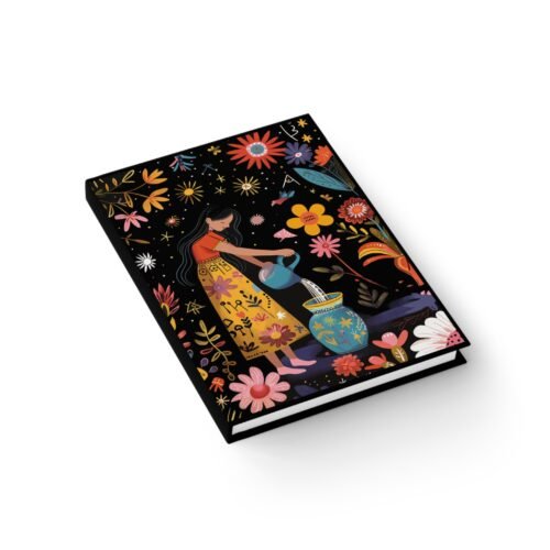 Aquarius Zodiac-Themed Journal | Lined Hardcover Matte Notebook for Astrology Enthusiasts - Image 3