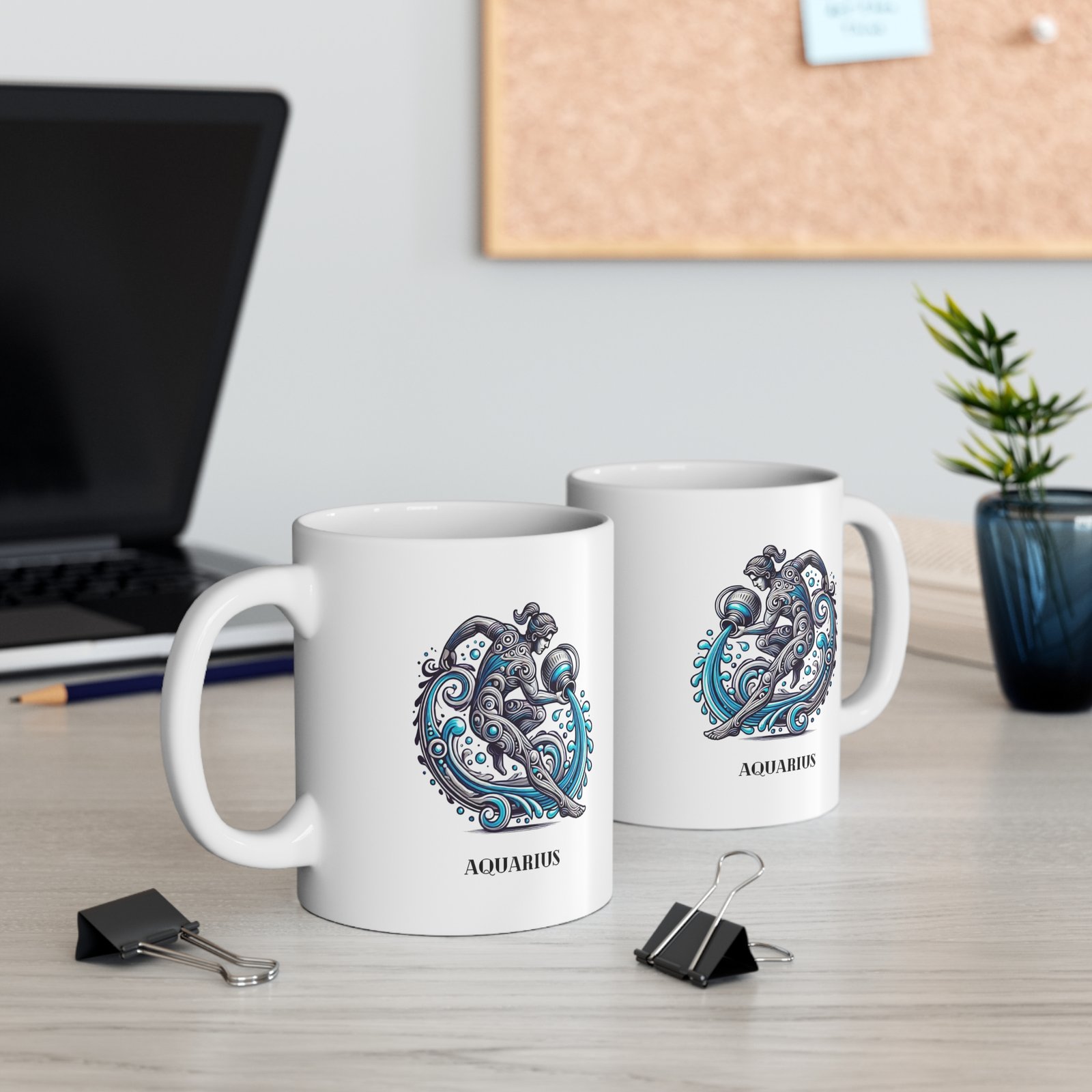Aquarius Zodiac Mug 11oz Ceramic Horoscope Coffee Cup - Unique Astrology Gift for Aquarius Lovers - Zodiac Sign Mug - Image 5