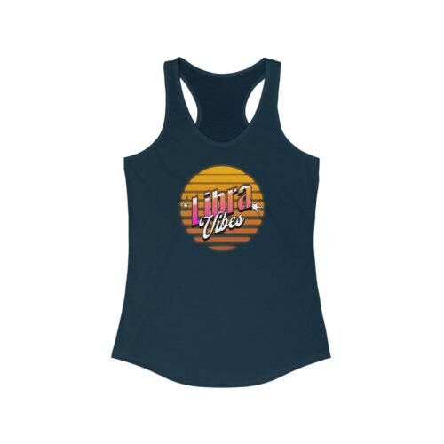 Libra Vibes Racerback Tank Top - Zodiac Sign Sleeveless Shirt for Women - Astrology Workout Apparel - Image 7