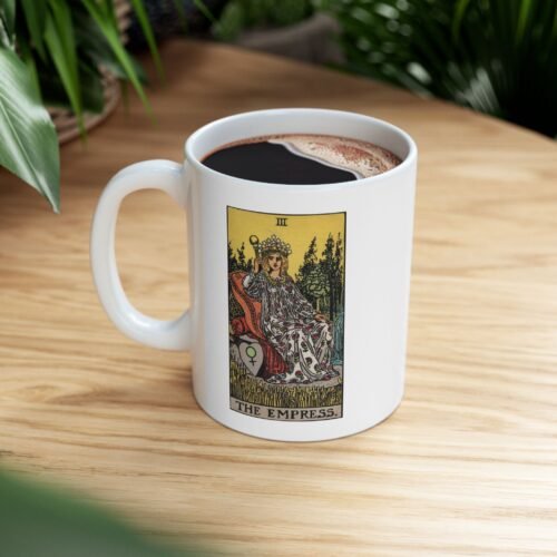 The Empress Tarot Coffee Mug - Unique 11oz Tarot Card Cup for Readers and Mystics - Image 8