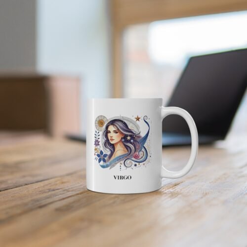 Virgo Zodiac Sign Mug 11oz - Astrology Coffee Cup Gift for Virgo Lovers - Image 6