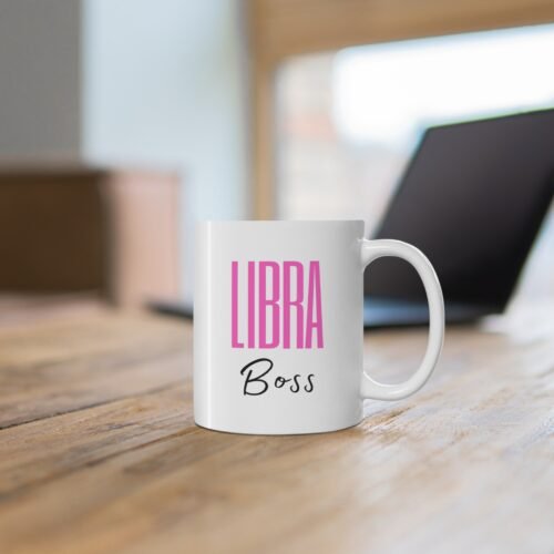 Libra Boss Zodiac Sign Mug 11oz - Coffee Cup for Astrological Enthusiasts - Image 6