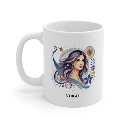 Virgo Zodiac Sign Mug 11oz - Astrology Coffee Cup Gift for Virgo Lovers