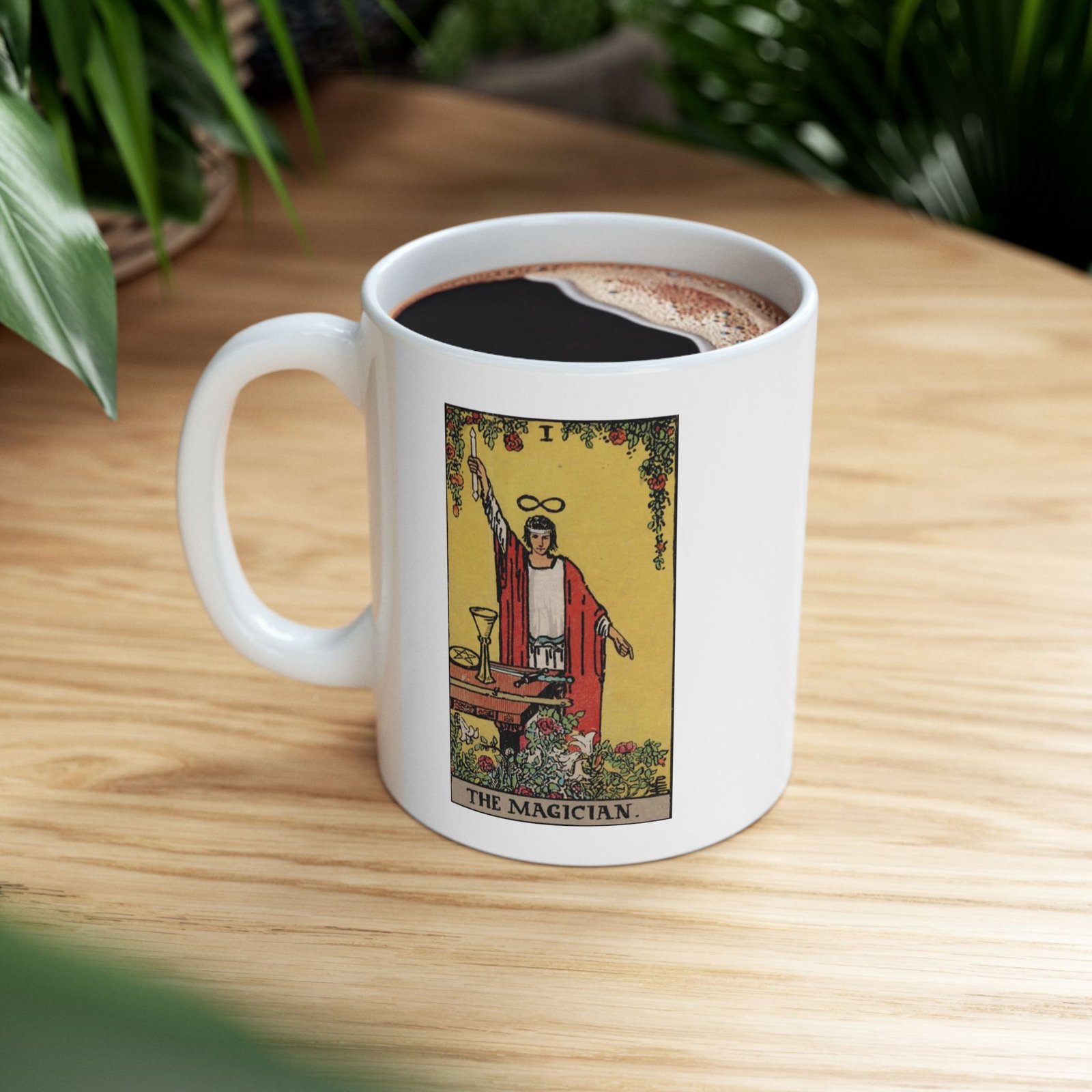 Magician Tarot Card Coffee Mug 11oz - Mystical Ceramic Mug for Tarot Readers and Enthusiasts - Image 8
