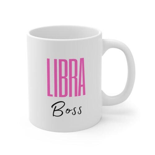 Libra Boss Zodiac Sign Mug 11oz - Coffee Cup for Astrological Enthusiasts - Image 3