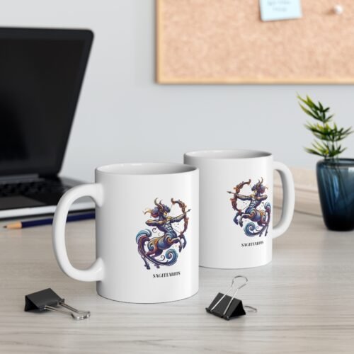 Sagittarius Zodiac Sign Mug - 11oz Ceramic Horoscope Coffee Cup Gift for Astrology Lovers - Image 5