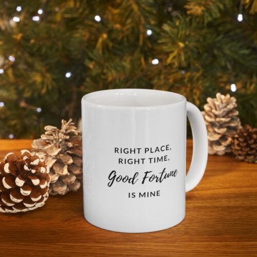 11oz Wheel of Fortune Tarot Coffee Mug - Unique Tarot Card Cup for Enthusiasts - Perfect Gift Idea for Tarot Lovers - Image 9