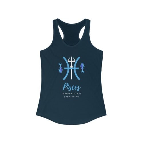 Pisces Racerback Tank Top for Women - Zodiac Sign Athletic Shirt - Astrology Workout Apparel - Image 5
