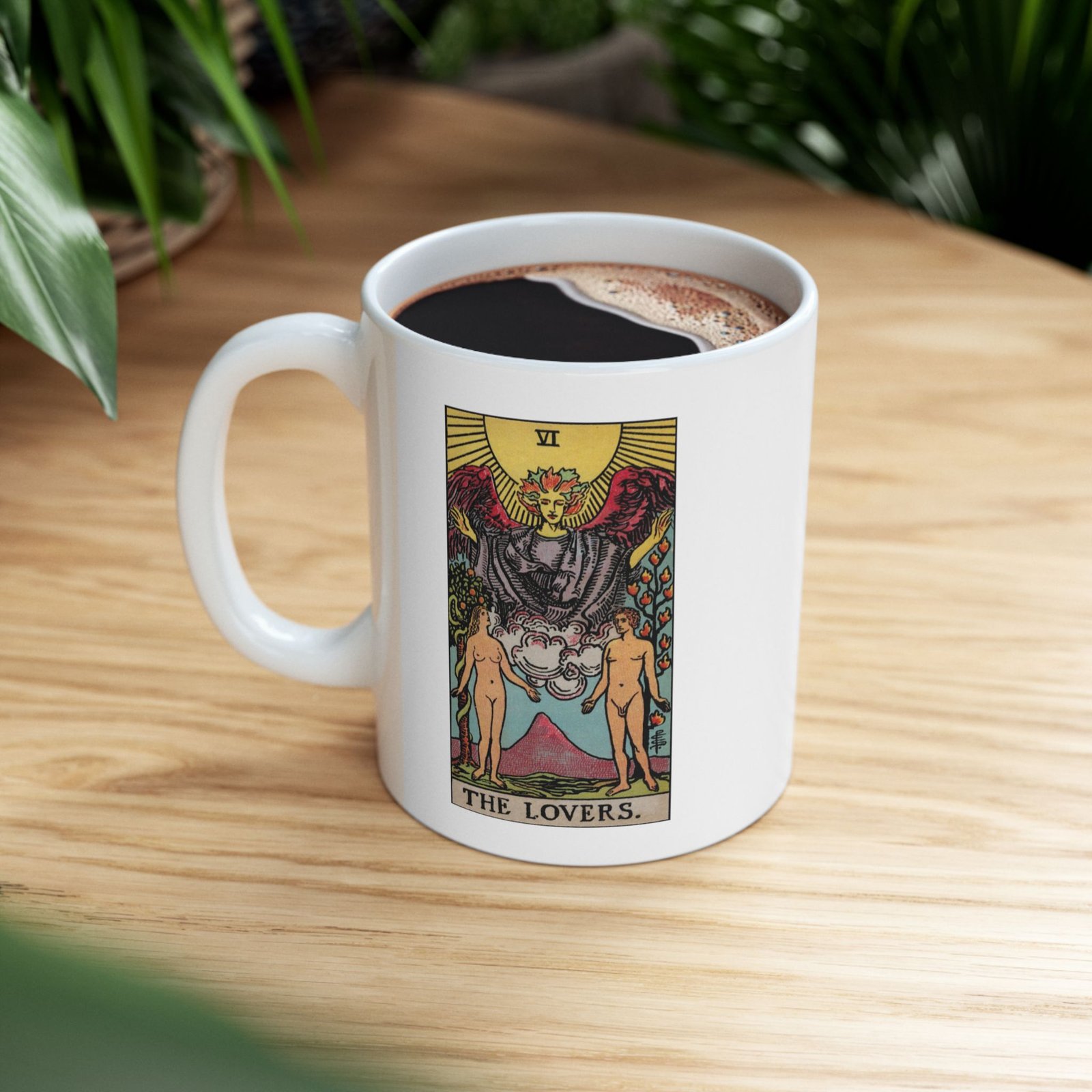11oz Lovers Tarot Card Coffee Mug - Unique Tarot Lovers Gift - Mystical Tarot Coffee Mug - Image 9