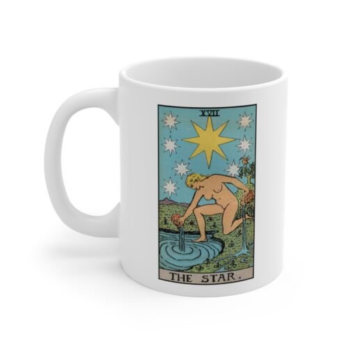 11oz Star Tarot Mug - Astrology Coffee Cup - Horoscope Tarot Card Gift - Tarot Coffee Mug - Image 4