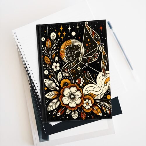 Sagittarius Journal | Zodiac-Themed Lined Hardcover Matte Notebook for Astrology Lovers - Image 5