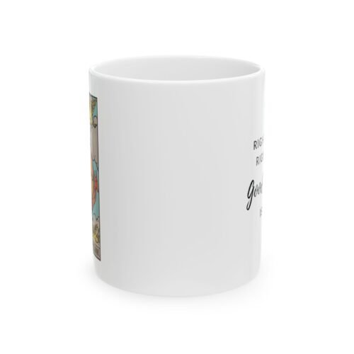 11oz Wheel of Fortune Tarot Coffee Mug - Unique Tarot Card Cup for Enthusiasts - Perfect Gift Idea for Tarot Lovers - Image 3