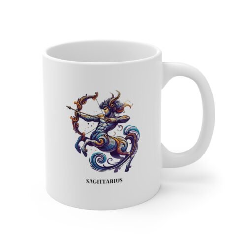 Sagittarius Zodiac Sign Mug - 11oz Ceramic Horoscope Coffee Cup Gift for Astrology Lovers - Image 3