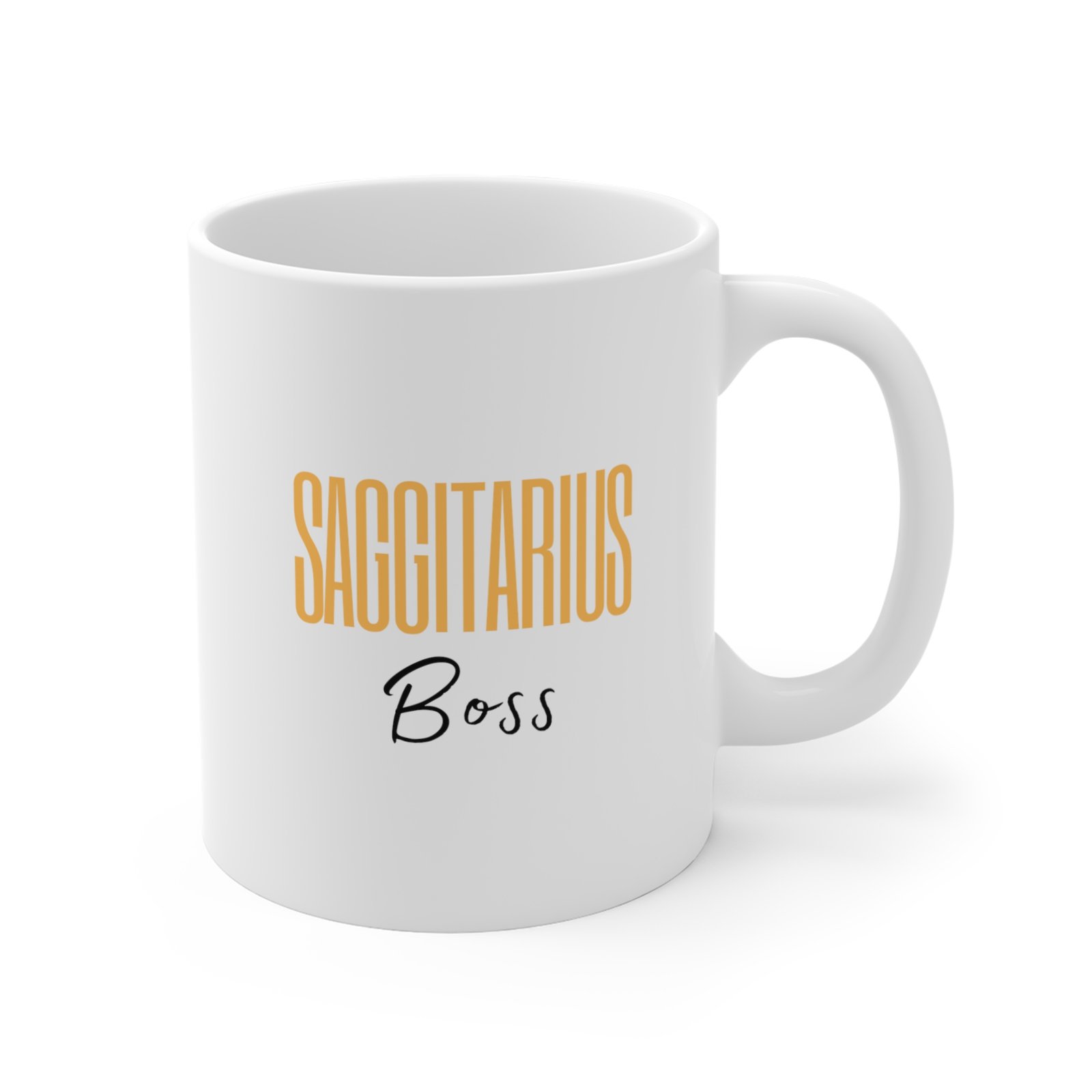 Sagittarius Boss Mug 11oz - Zodiac Sign Mug for Astrology Lovers - Perfect Gift for Sagittarius Star Sign Enthusiasts - Image 3