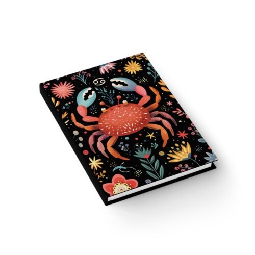 Cancer Zodiac Journal | Zodiac-Themed Lined Hardcover Matte Notebook for Astrology Lovers - Image 3