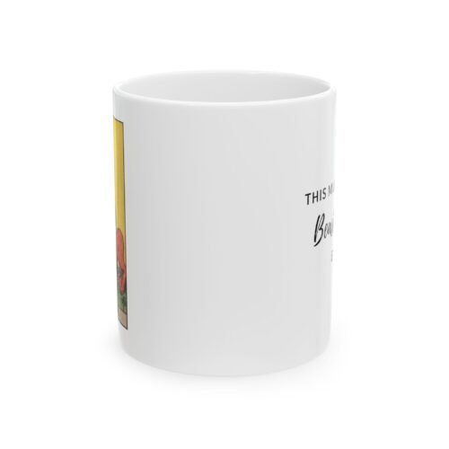 Strength Tarot Card Coffee Mug - 11oz Tarot Mug with Strength Card Design - Image 3