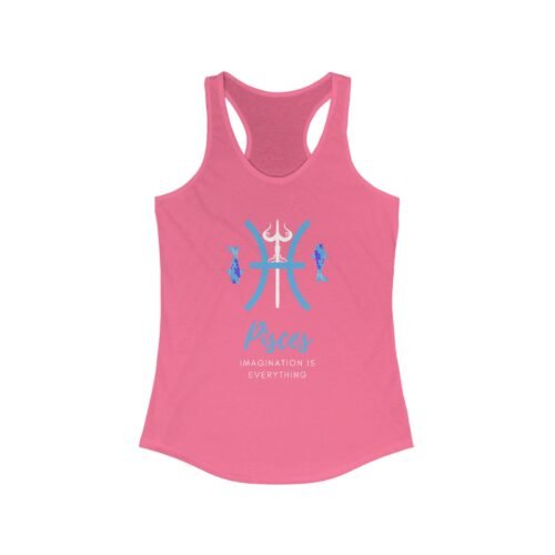 Pisces Racerback Tank Top for Women - Zodiac Sign Athletic Shirt - Astrology Workout Apparel - Image 9