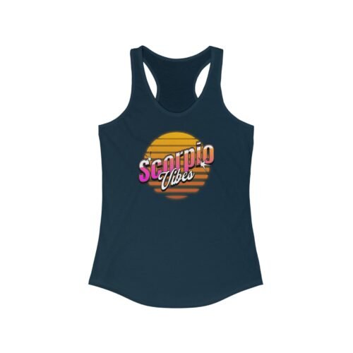 Scorpio Vibes Racerback Tank Top - Zodiac Sign Sleeveless Shirt for Scorpio Lovers - Image 7