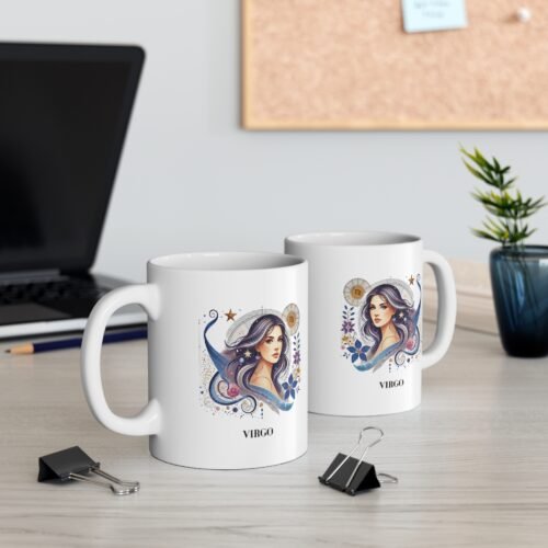Virgo Zodiac Sign Mug 11oz - Astrology Coffee Cup Gift for Virgo Lovers - Image 5