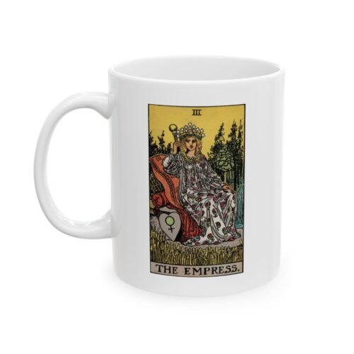 The Empress Tarot Coffee Mug - Unique 11oz Tarot Card Cup for Readers and Mystics - Image 4
