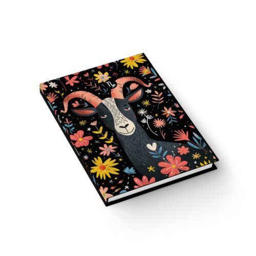 Capricorn Journal | Zodiac-Themed Lined Hardcover Matte Notebook for Astrology Lovers - Image 3
