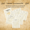 Tarot Journal Template