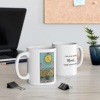 Moon Tarot Mug - 11oz Ceramic Tarot Coffee Mug with Mystical Design