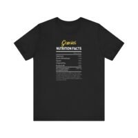 Gemini Nutrition Facts Unisex Astrology Graphic T-Shirt - Soft Cotton Zodiac Tee for Zodiac Lovers