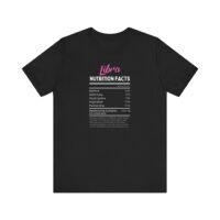 Libra Nutrition Facts Unisex Short Sleeve Tee - Soft Cotton Zodiac T-Shirt
