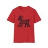 Goat Chinese Zodiac Graphic Tee Unisex T-Shirt - Astrology Symbol Shirt, Year of the Goat Gift Idea, Horoscope Animal Design Top - Thumbnail Image 3