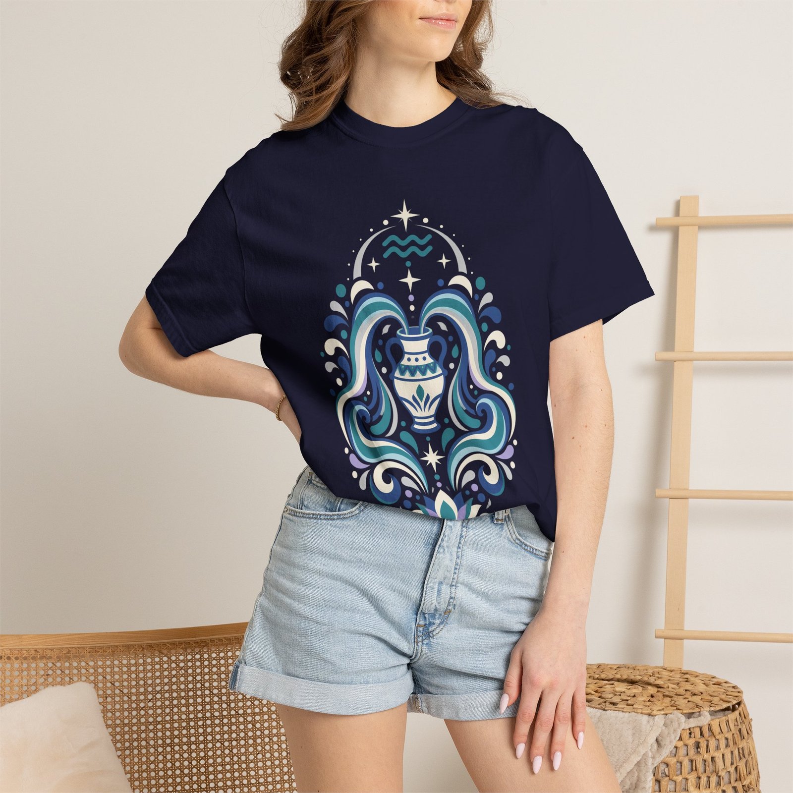 Aquarius Mandala T-Shirt - Image 21