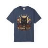 Witchy T-Shirt: Cosmic Cat Design - Thumbnail Image 2
