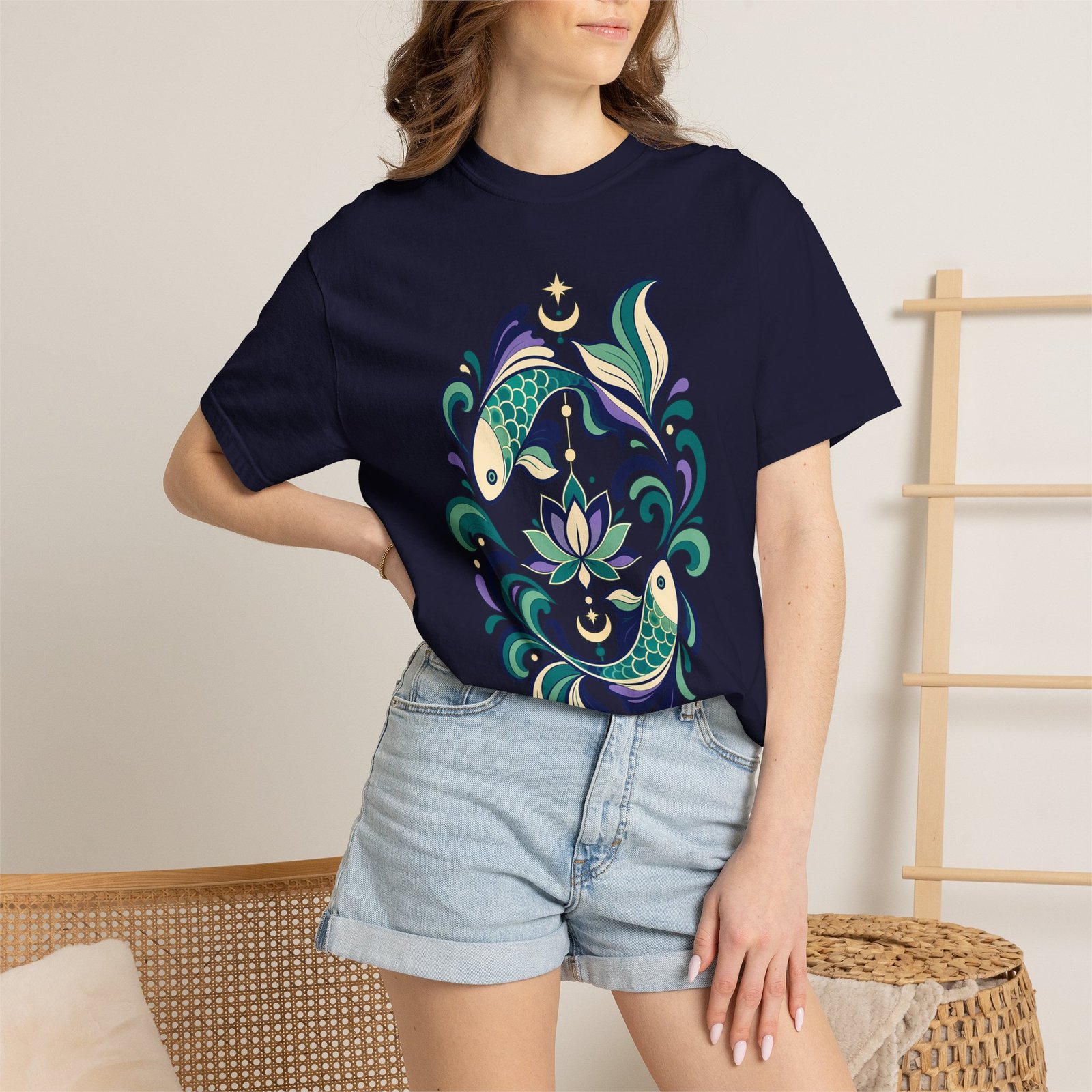 Pisces Mandala T-Shirt - Image 9