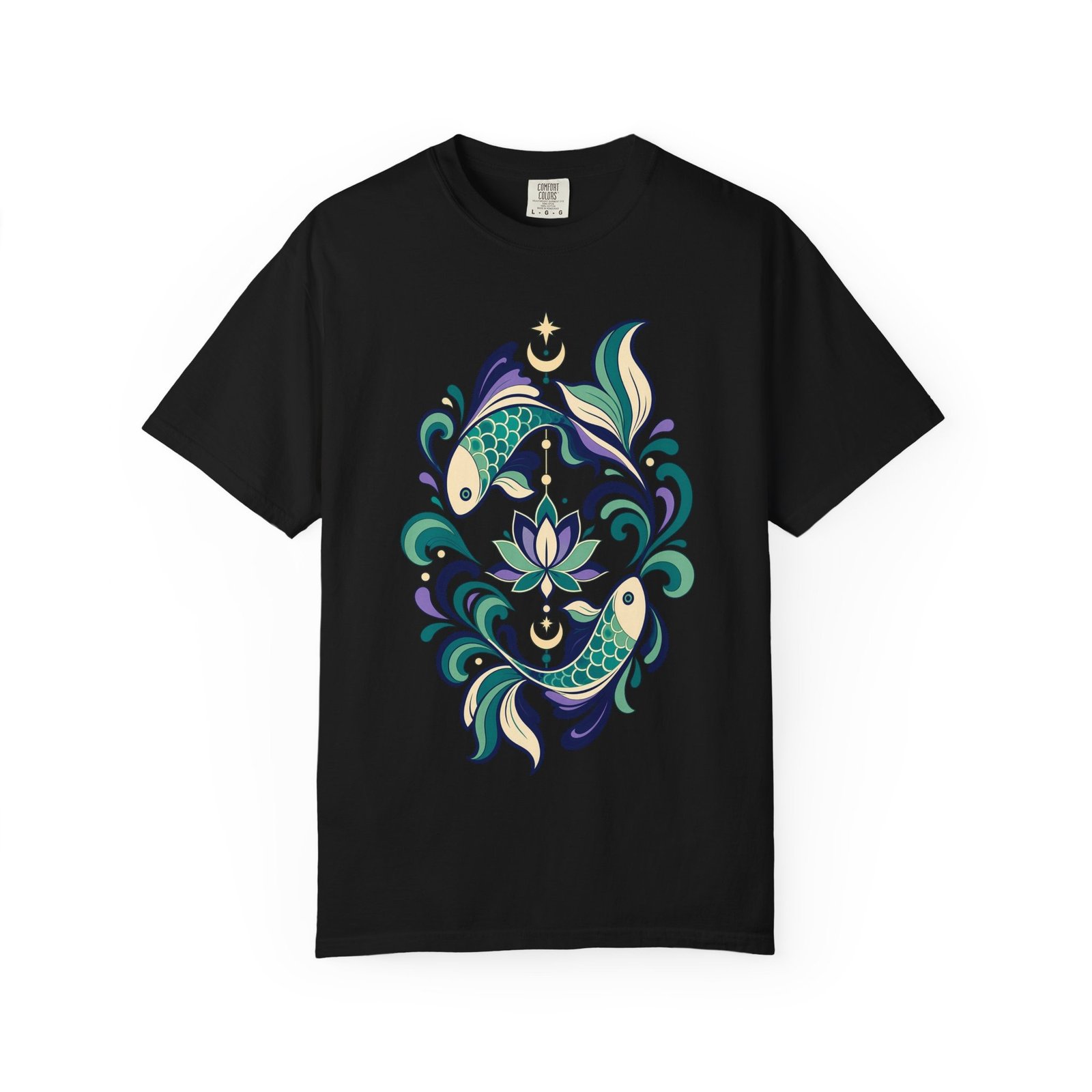 Pisces Mandala T-Shirt - Image 2