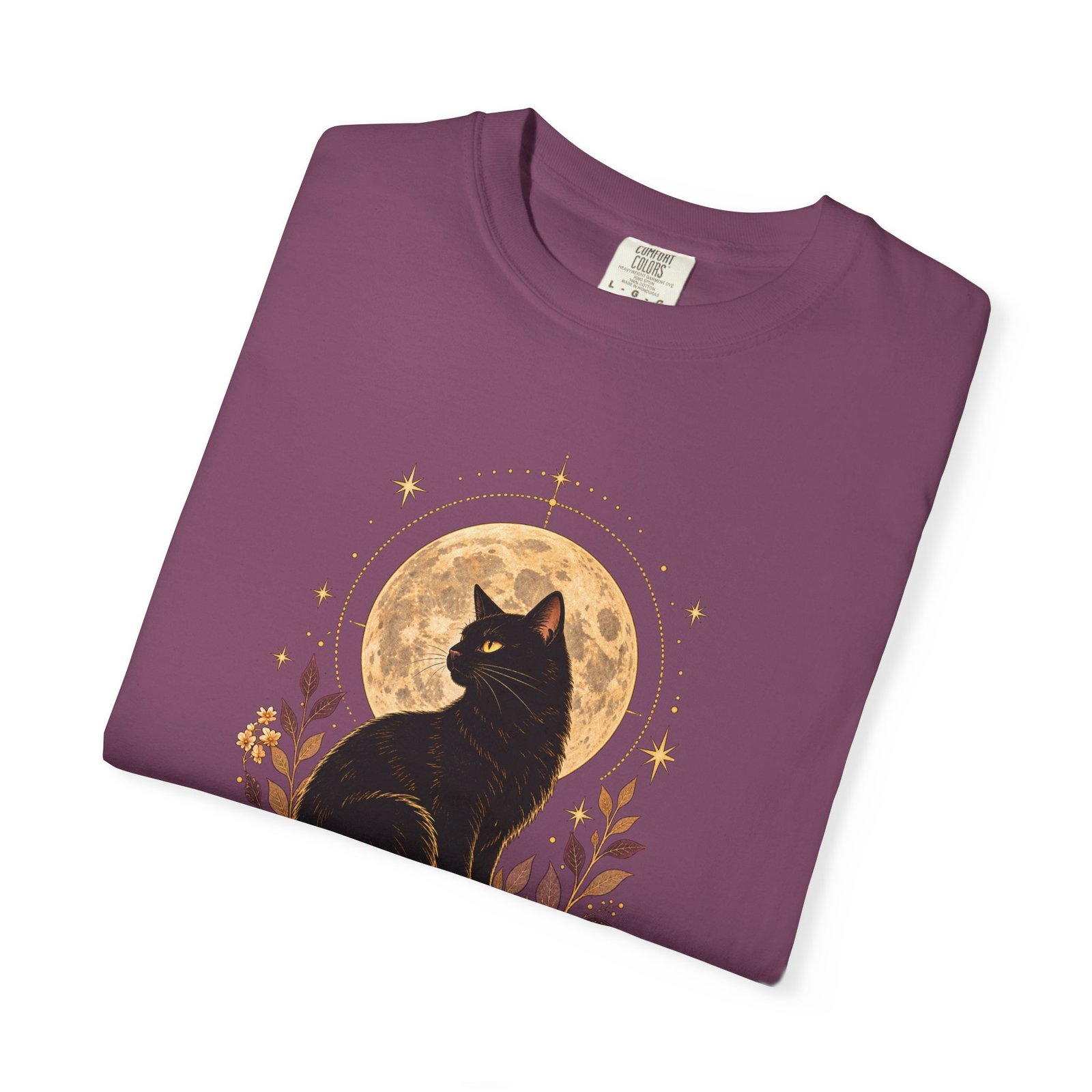 Cat Under Moonlite T-Shirt - Image 20
