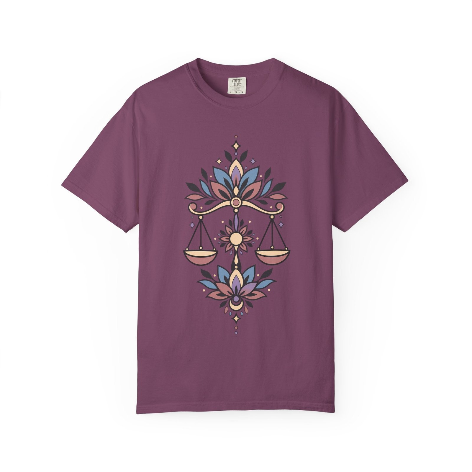 Libra Zodiac T-Shirt | Comfortable Astrology Apparel - Image 2