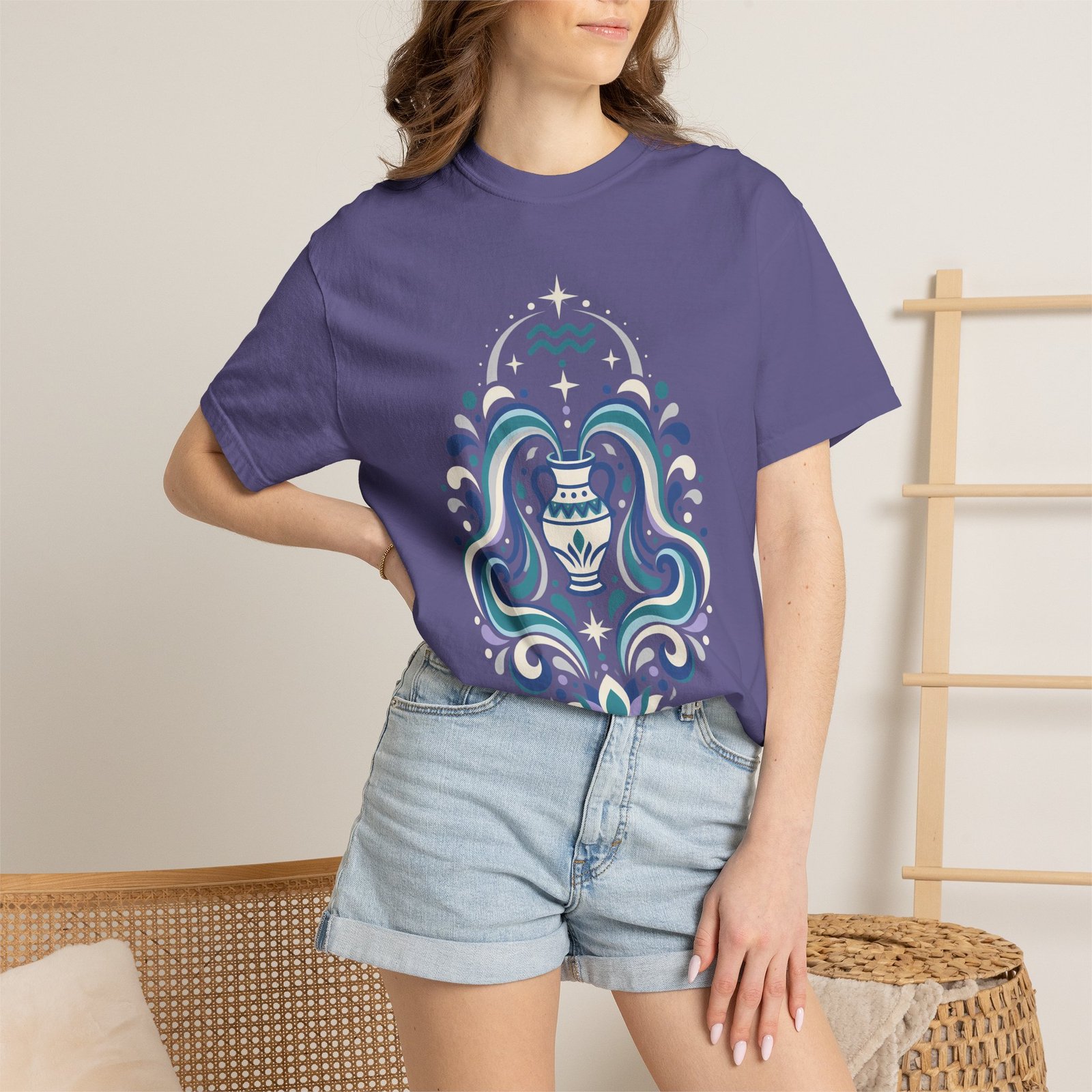 Aquarius Mandala T-Shirt - Image 25