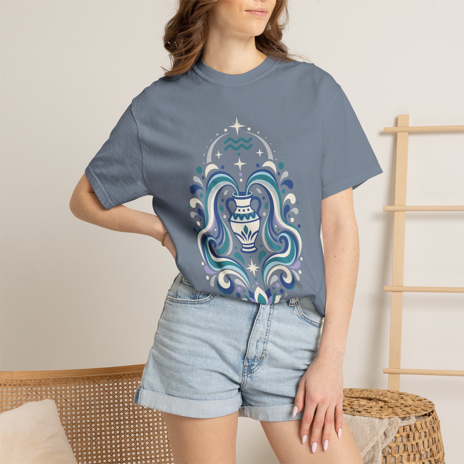 Aquarius Mandala T-Shirt - Image 13