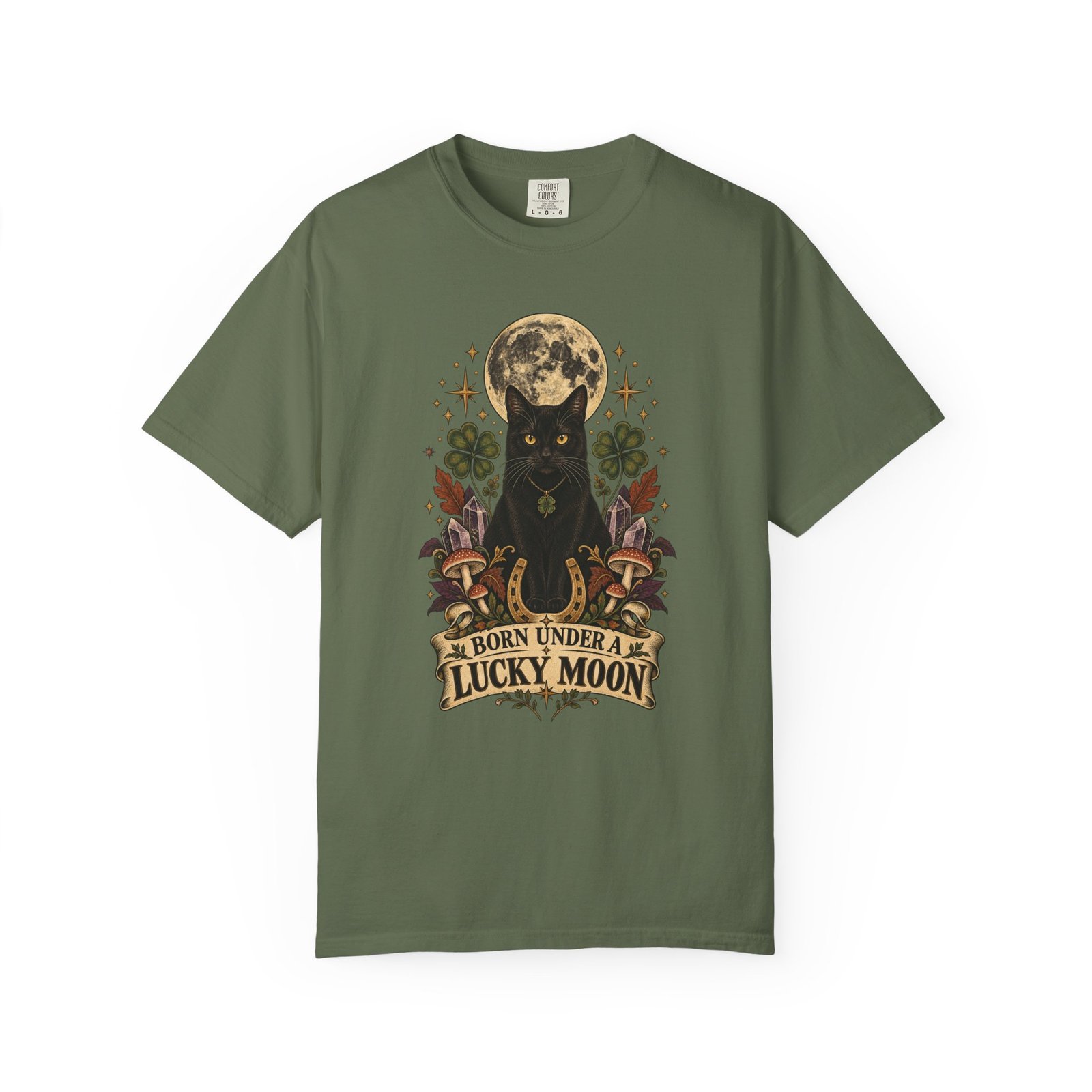 Born Under A Lucky Moon T-Shirt - Image 2