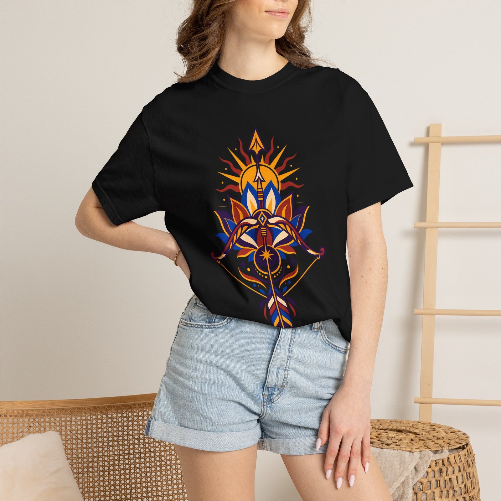 Sagittarius Mandala T-Shirt - Image 5