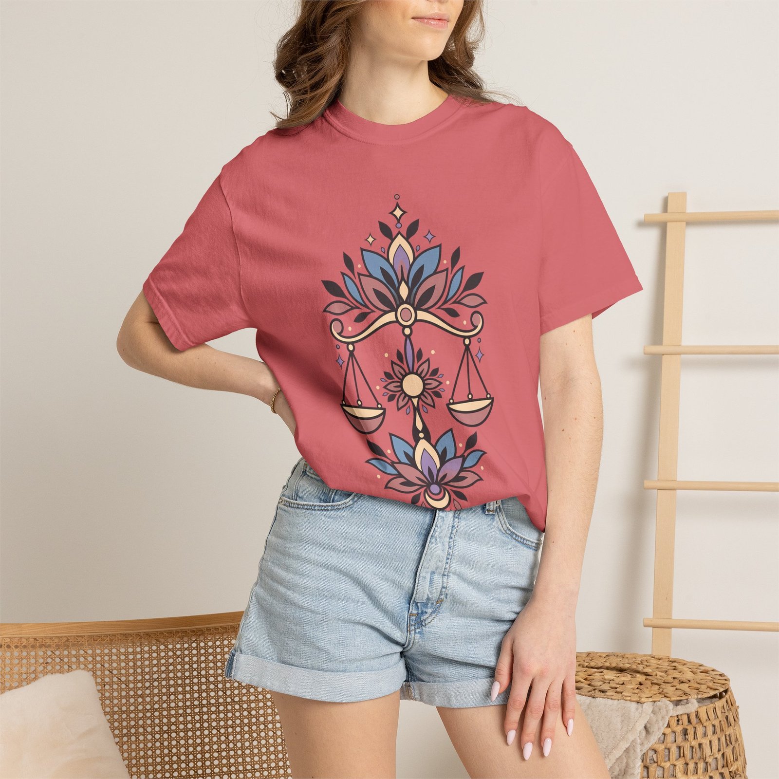 Libra Zodiac T-Shirt | Comfortable Astrology Apparel - Image 13