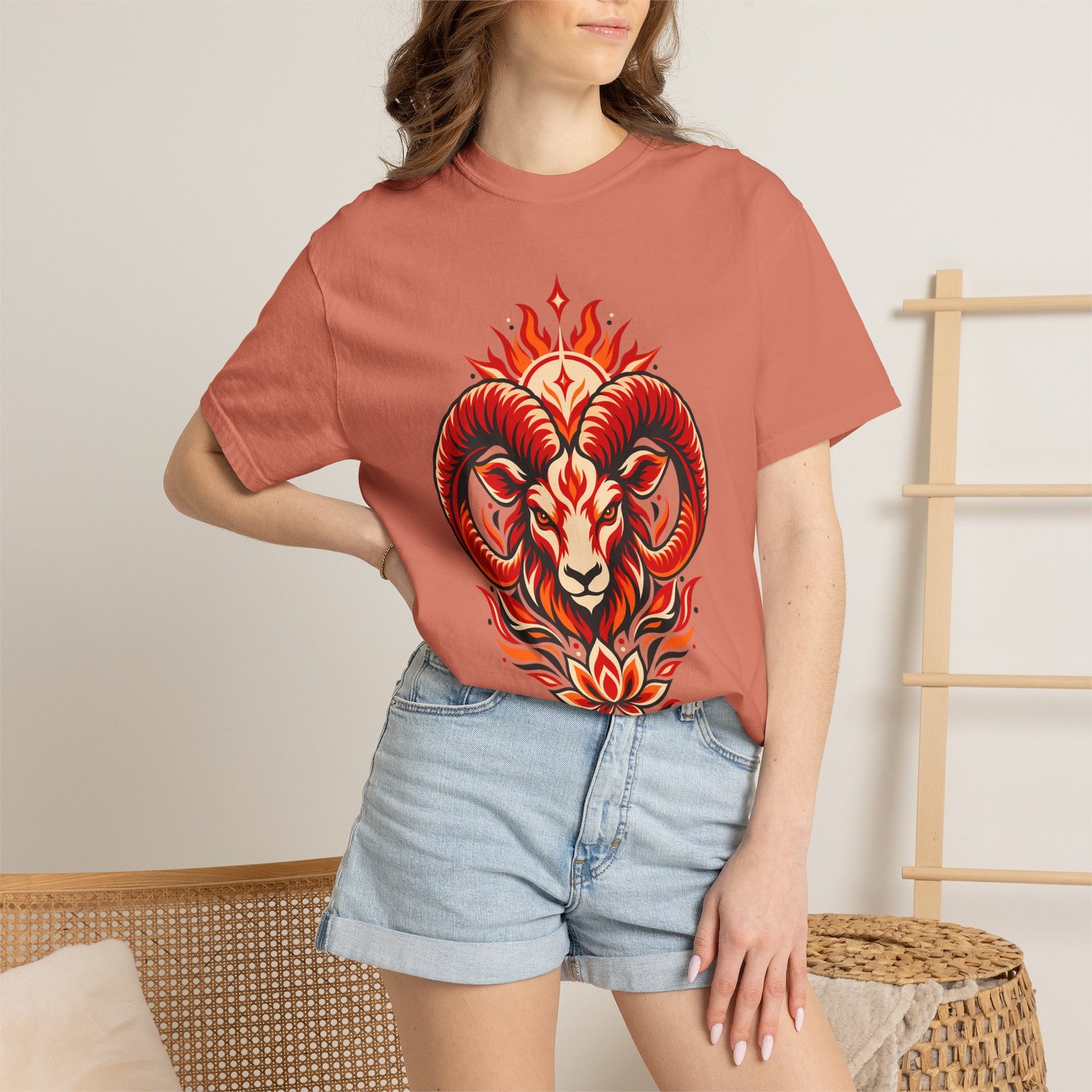 Aries Mandala T-Shirt - Image 9
