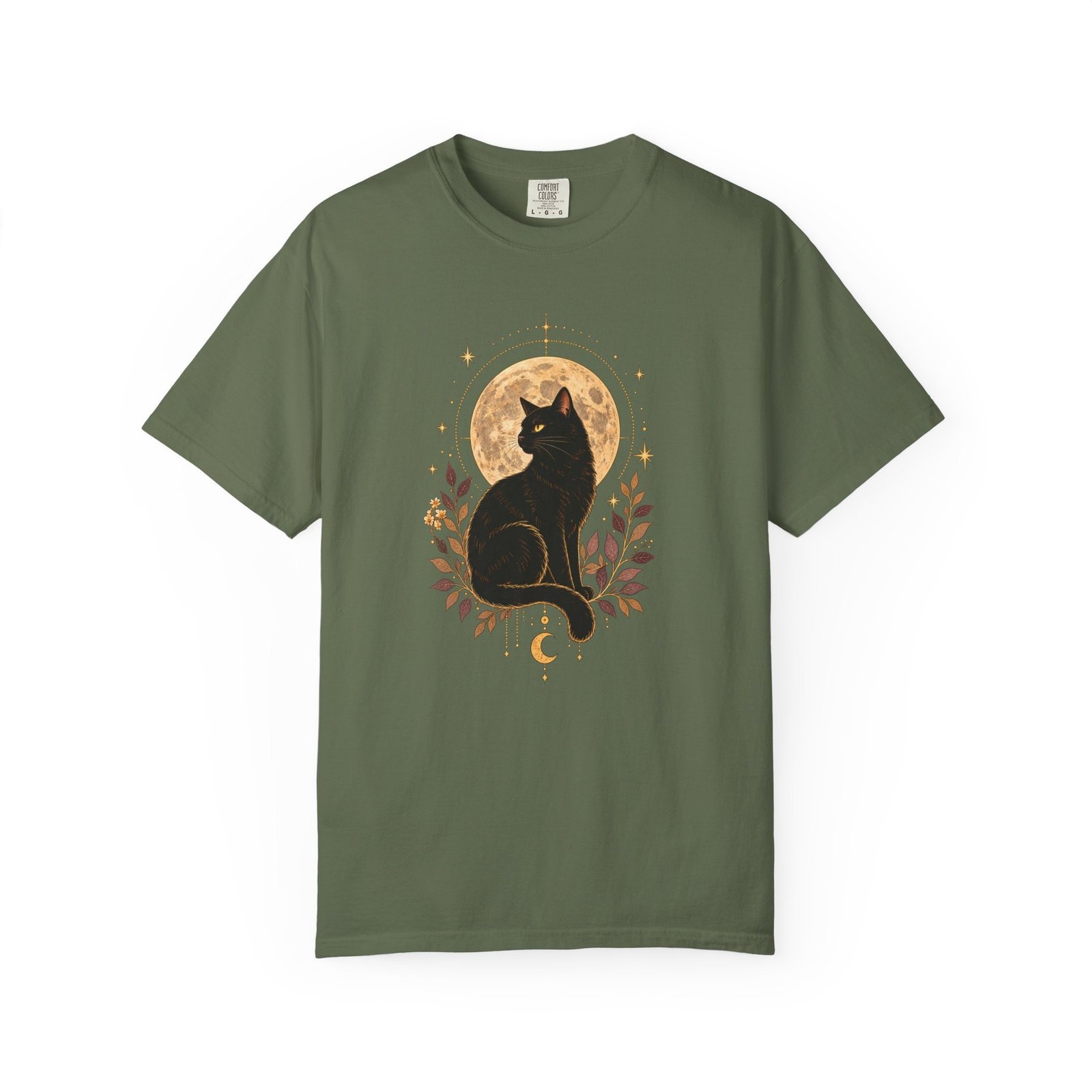 Cat Under Moonlite T-Shirt - Image 10