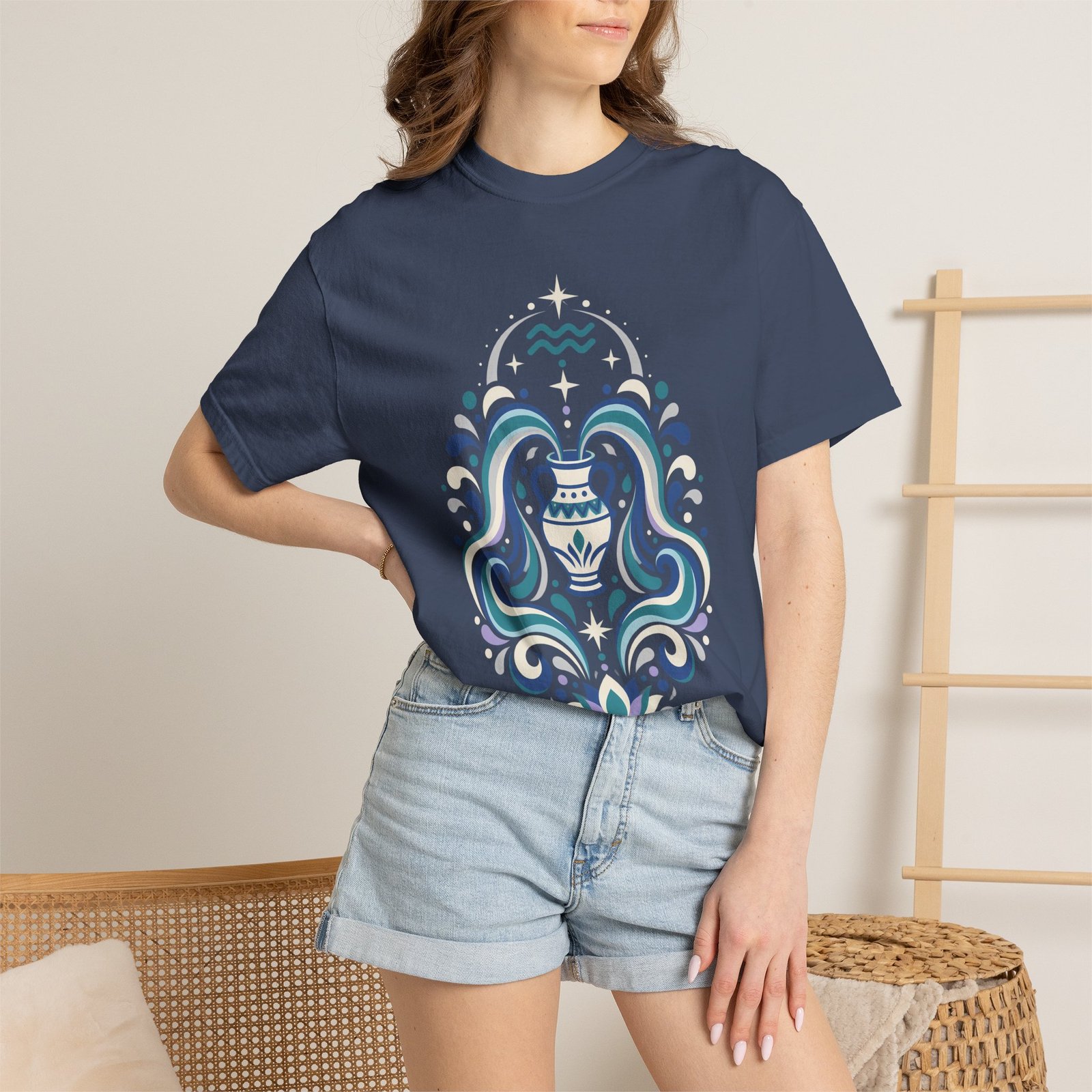 Aquarius Mandala T-Shirt - Image 17