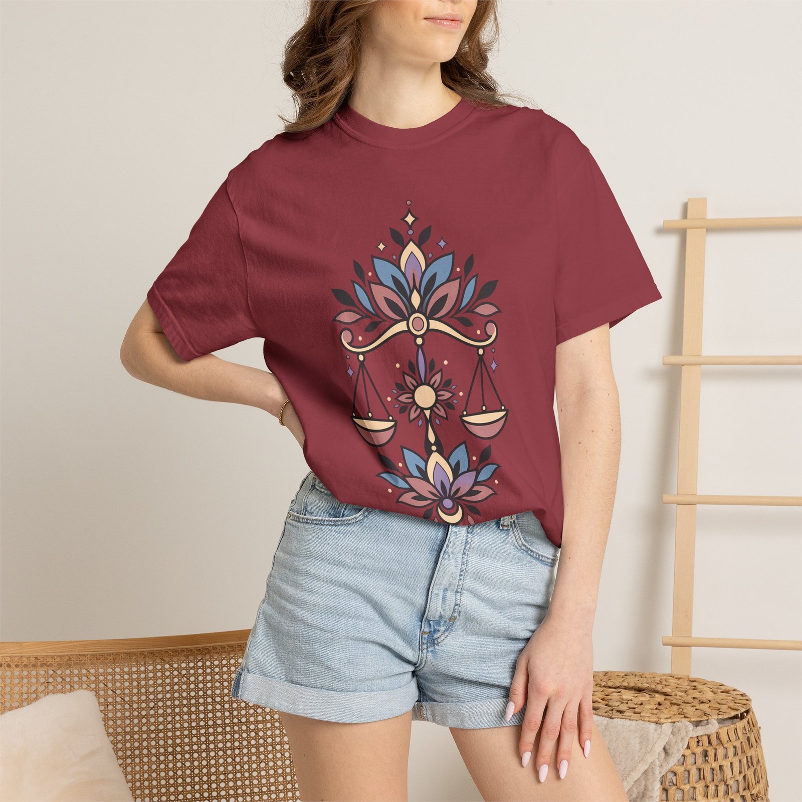 Libra Zodiac T-Shirt | Comfortable Astrology Apparel - Image 17