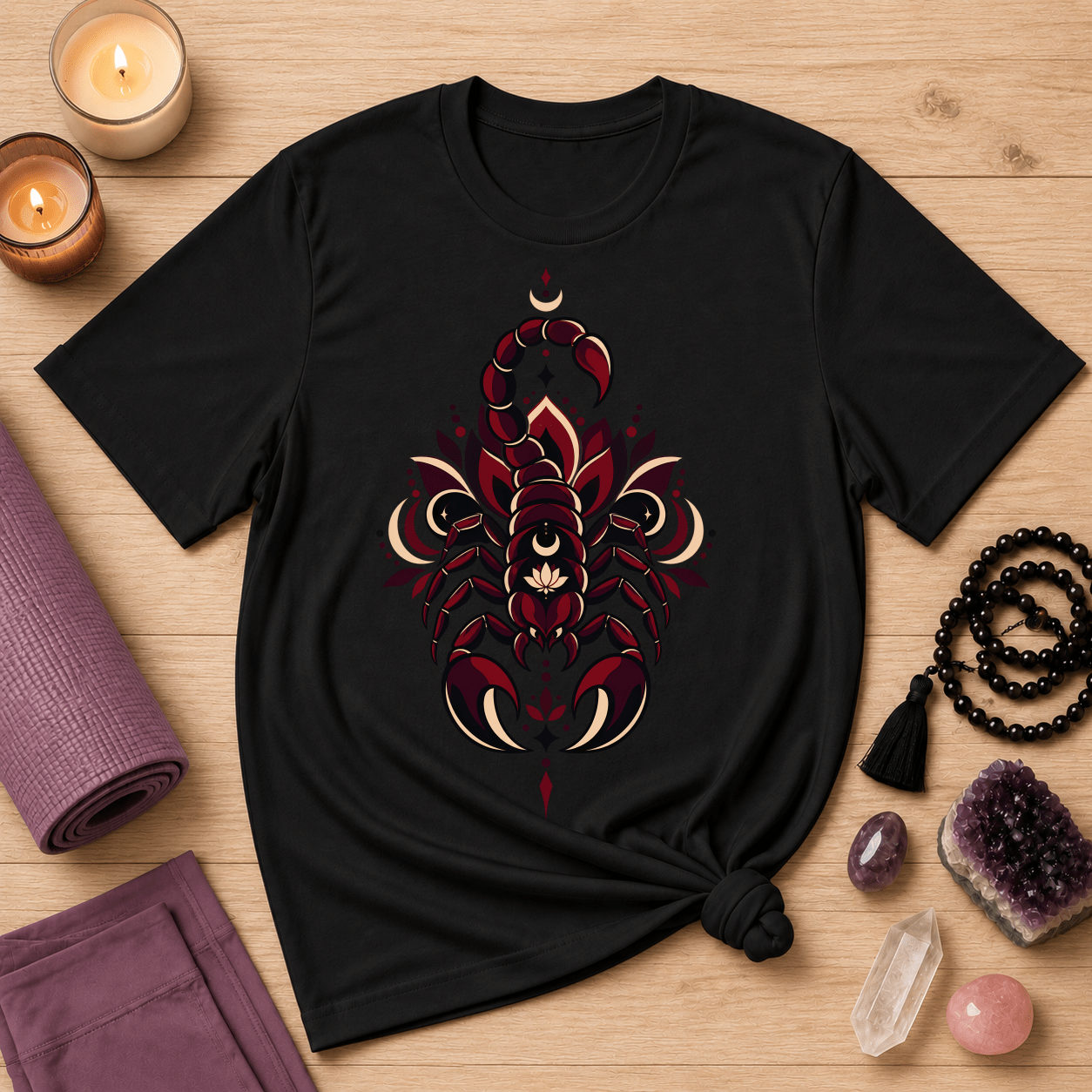 Scorpio Mandala T-Shirt - Image 1