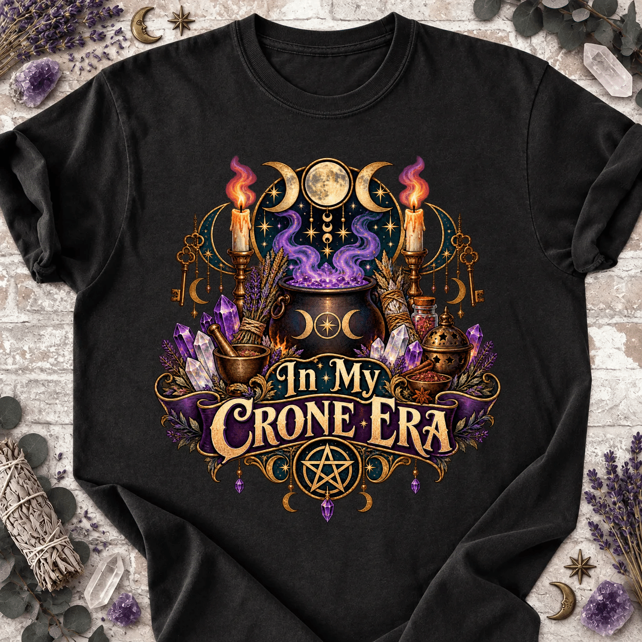 Witchy Tshirt - In My Crone Era - Image 1